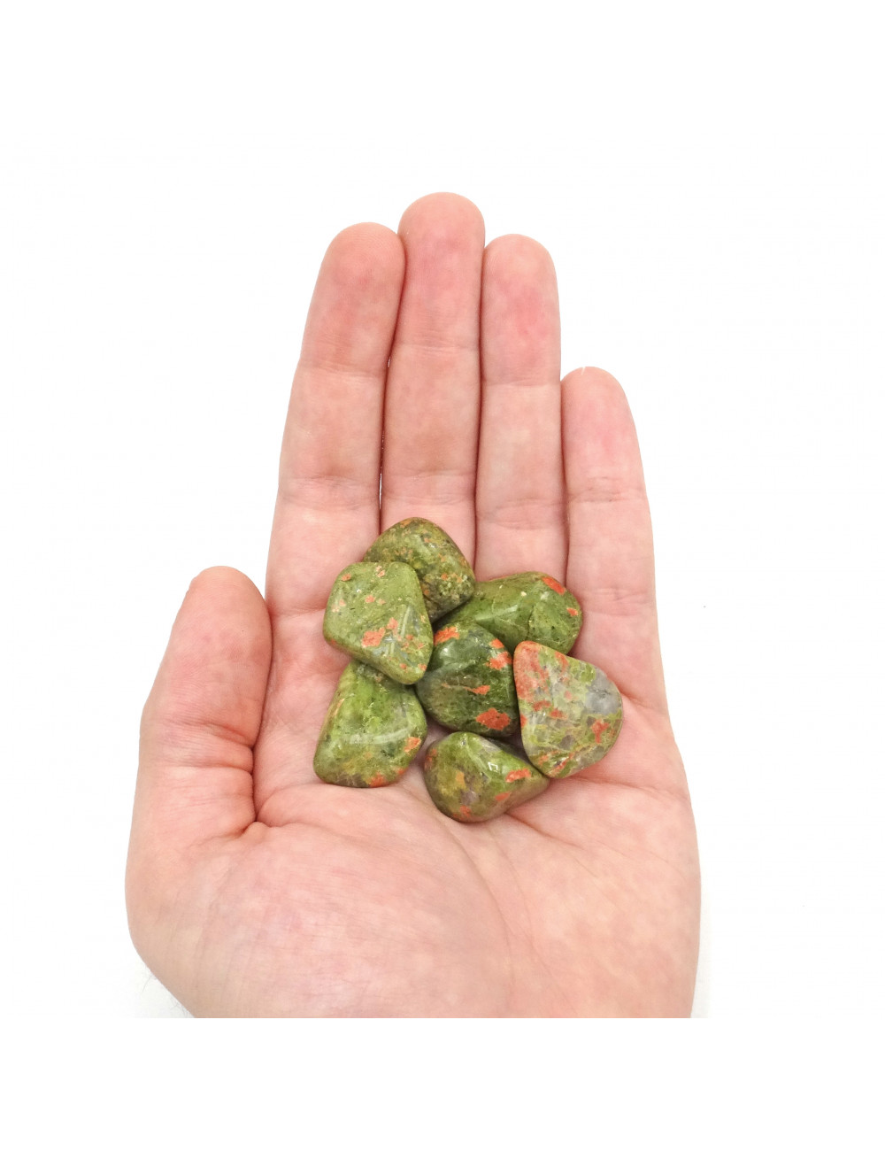 Mineral Rodado de Unakita 2,5x2,5cm aproximadamente precio 3,20 - Imagen 2