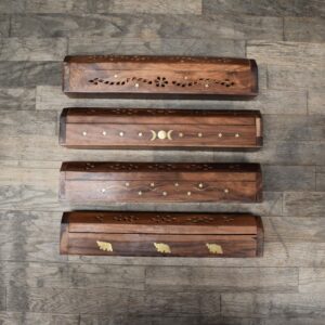 SOULBEAUTY - Porta Incienso Baúl Madera de sandalo