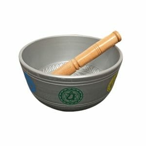 cuenco tibetano de cerámica y aluminio hay varios modelos y medidas